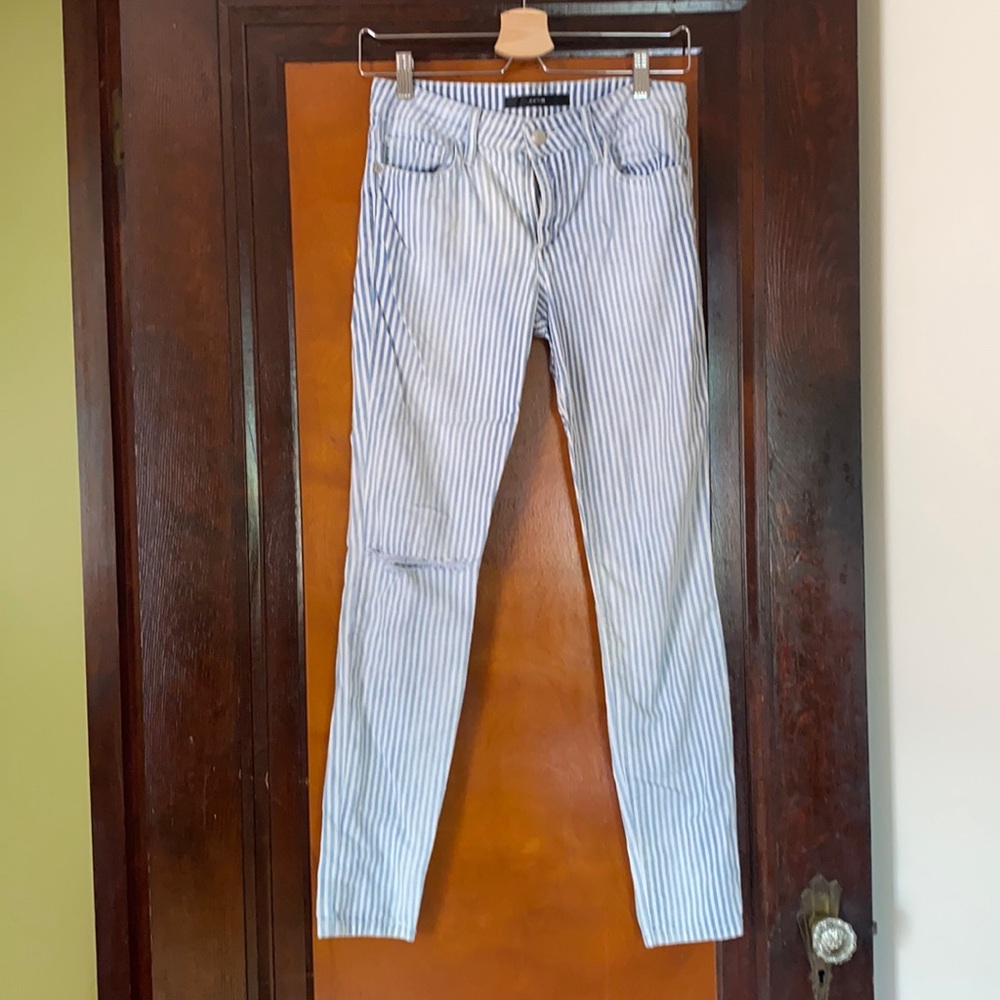 Very Distressed Joe’s Jeans (skinny ankle, w 26)